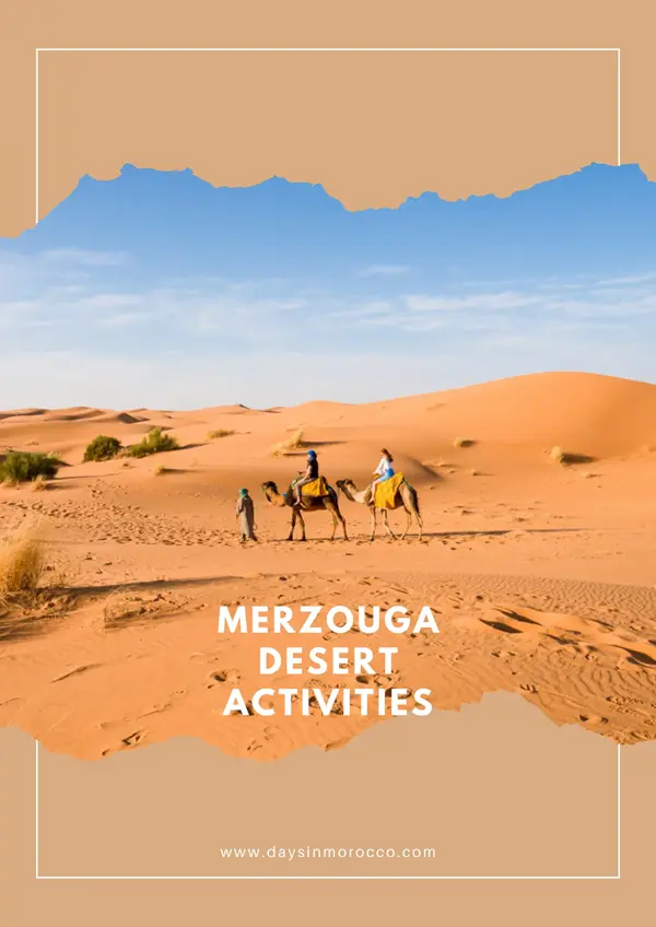Cosas que hacer en el desierto de Merzouga