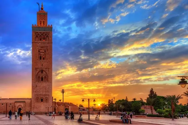 Koutoubia Mosque Marrakech 3 Days Fes to Marrakech Desert Tour