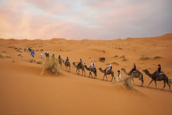 Experiencia en camello Tour de 3 días por el desierto desde Fez a Merzouga